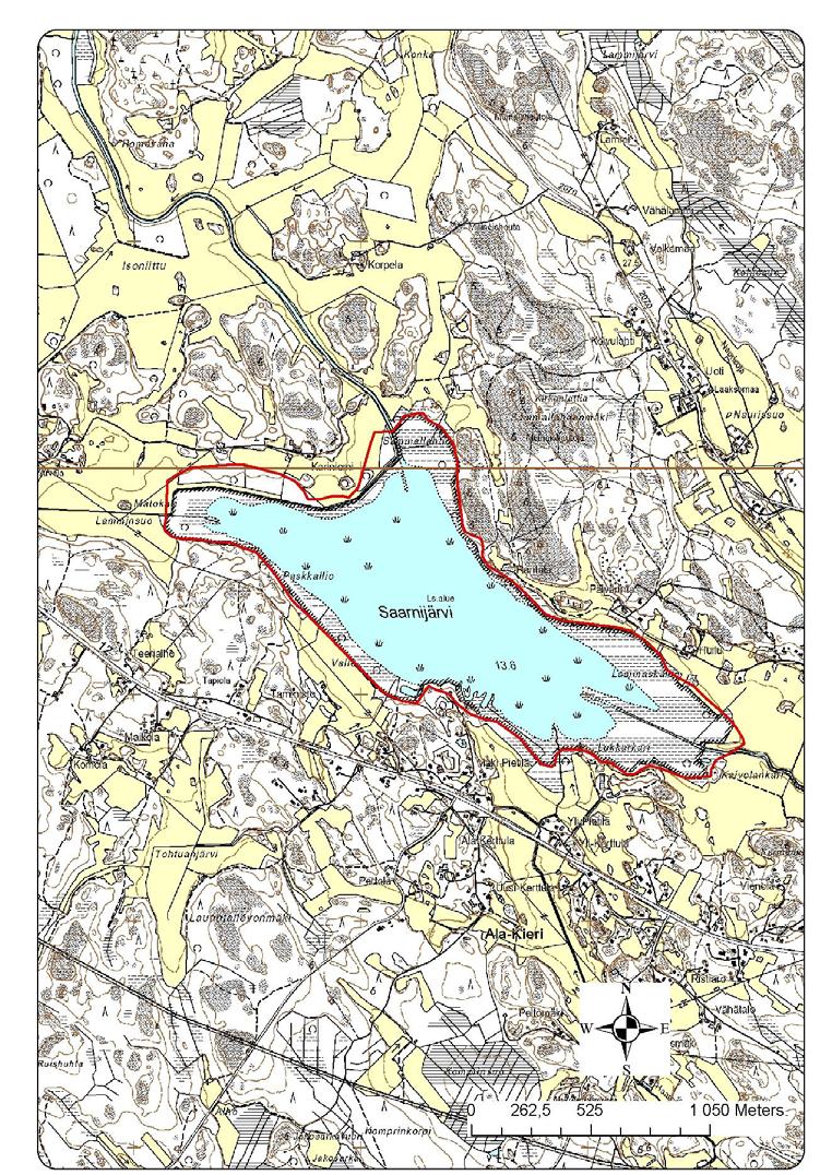 tutkimusmenetelmät Levähtäjälaskennat suoritettiin kesällä tehdyn pesimälinnustoselvityksen (Ahlman 2013) tavoin pistelaskentana viidestä eri paikasta (kuva 3).