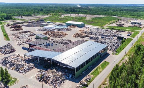 Jätteen vastaanotto ja käsittely Vuoden alussa yritysten käsittelypalvelut eriytettiin tytäryhtiöön.