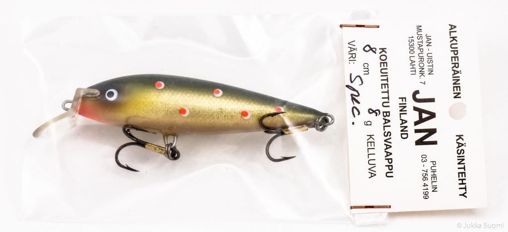 39 Jan vaappu, Jouko Niemivaara, 8cm, 8g,