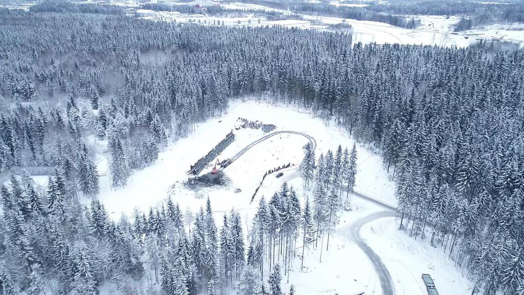 Liipola Liipolan välitunnelilla kaivutyöt ja louhinnan