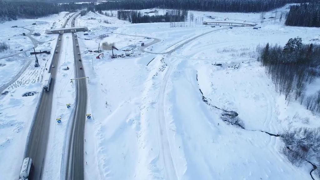 Kujalan eritasoliittymä / Vt 4 Rakentamisen vaatimia liikennejärjestelyitä