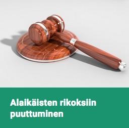 Kun lapsi tai nuori tekee väärin Alaikäisten rikoksiin puuttuminen ISBN 978-952-6664-37-8 Koulut tarvitsevat yhteiset toimintamallit kouluissa tapahtuvien lainvastaisten tekojen varalle.