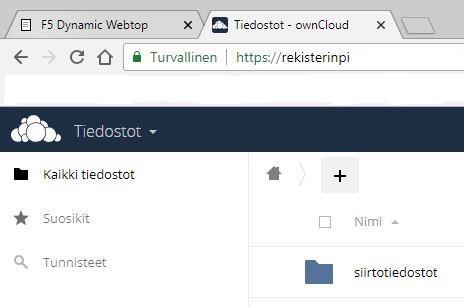 2 4. Kunta tiedostosiirto ja S:\Siirtotiedostot -levy Työaseman c-levy ei näy KTJkii-rekisterinpitosovelluksessa enää v-levynä, vaan sen on korvannut s-levy.