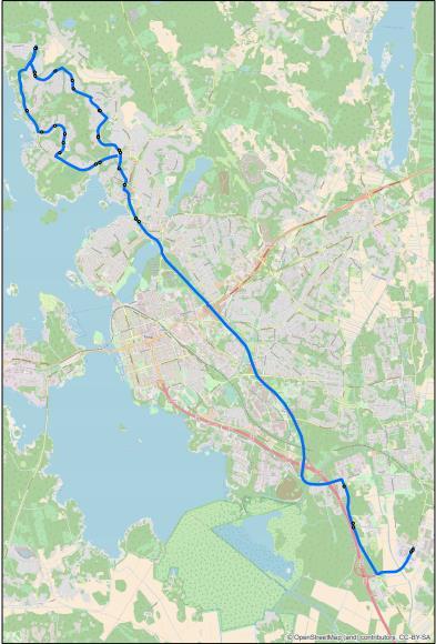 Käyttäjämäärät olivat loppuvuonna pienoissa kasvussa. Matkustajista n. 66 % oli aikuisia ja 33% opiskelijoita tai lapsia.