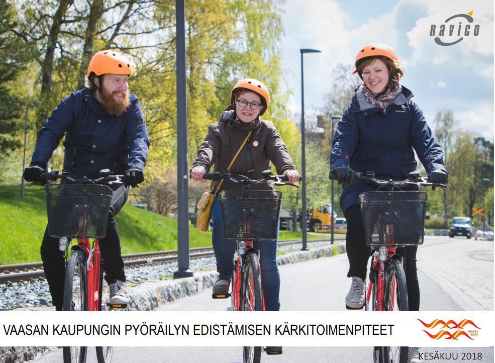 Selvitys Vaasan kaupungin pyöräilyn edistämisen toimenpiteistä 7 Työssä selvitettiin pyöräilyn taloudelliset hyödyt sekä löydettiin uusia pyöräilyn edistämisen keinoja ja toimenpiteitä pyöräilyn