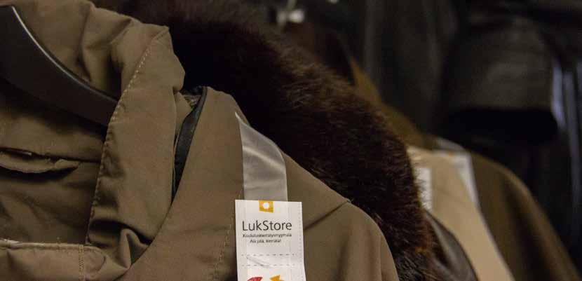 LukStore koulutuskierrätysmyymälä LukStore Luksia, Länsi-Uudenmaan