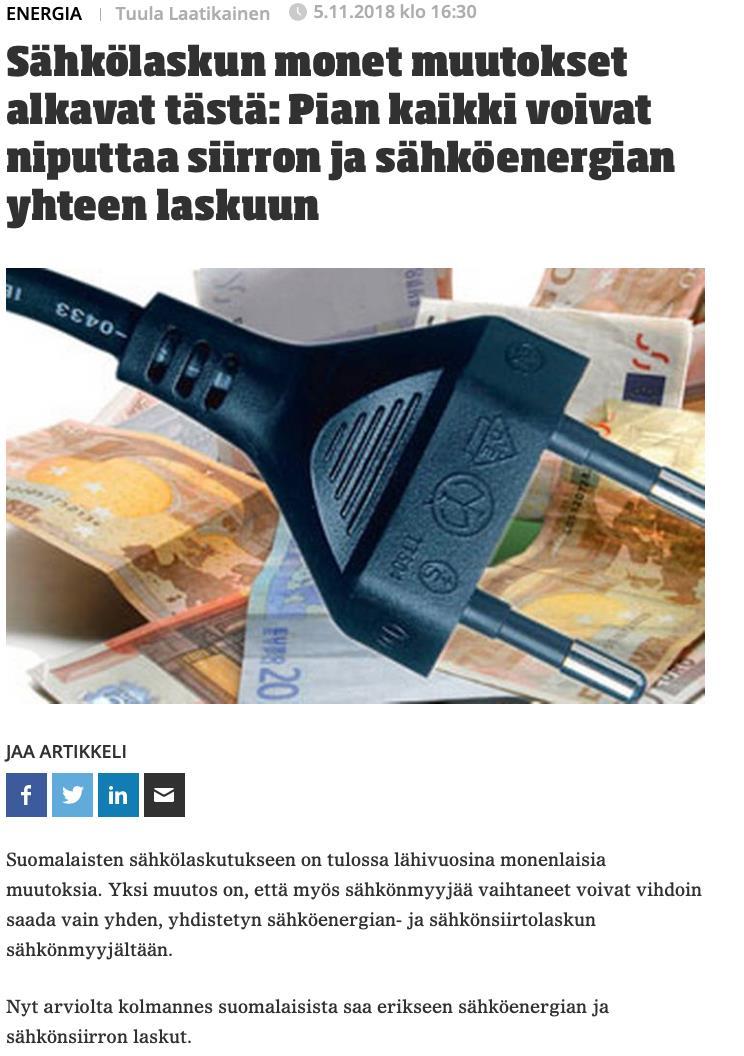 ja toimintamalleille