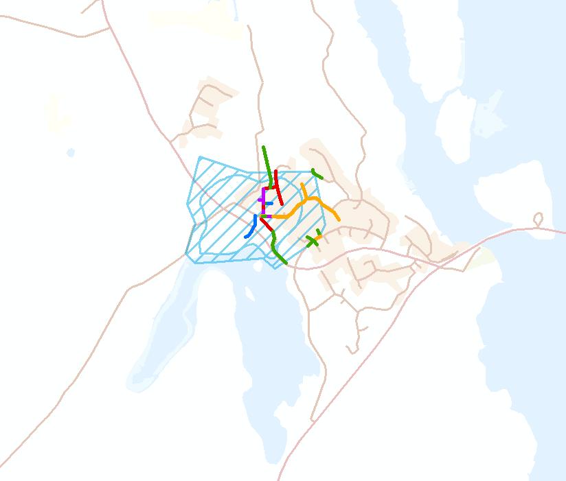 POHJAVESIALUEELLA SIJAITSEVAT VIEMÄRIT Saaristossa on yksi pienehkö pohjavesialue Merimaskussa.