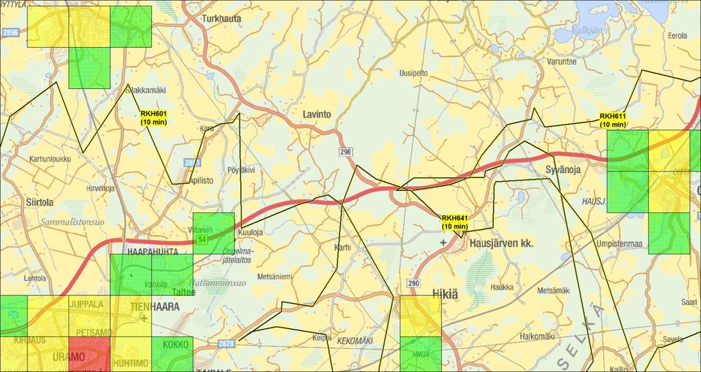 Palvelutasopäätöksen perusteluosa HAUSJÄRVI Asukasluku (31.12.2012) Rak. kerrosala k-m 2 (ei sis. mökit, maatalous) Pinta-ala km 2 8 866 Ennakoitu väestökehitys v.