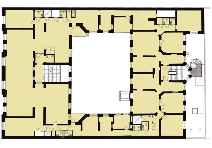 POHJAKUVAT FLOOR PLAN Kerrokset 2-5 Kerrokset vuokrataan ensisijaisesti yhtenäisenä