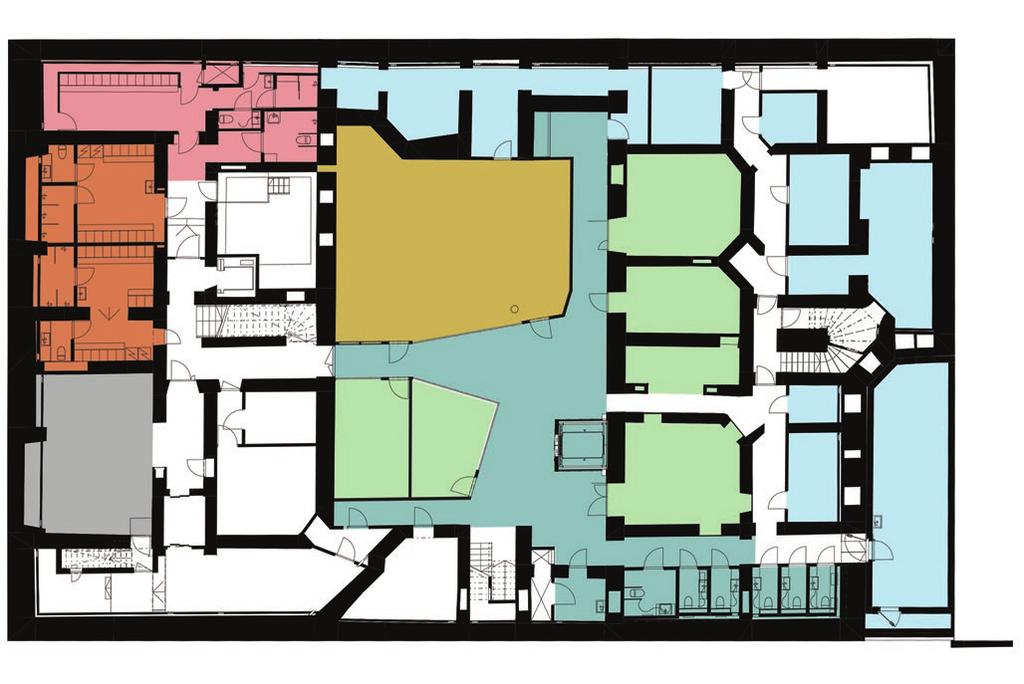 POHJAKUVAT FLOOR PLAN Kellarikerros Kellarikerroksessa sijaitsevat vuokrattavissa olevat Klubin neuvottelutilat.