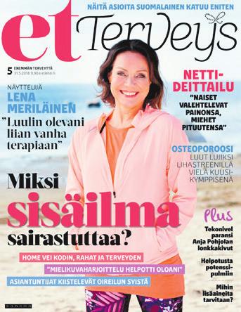 Terveys- ja hyvinvointilehtien suurimman lukijamääränousun tehnyt ET Terveys on löytänyt lukijansa.