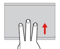 Loitonnus kahdella sormella Voit loitontaa asettamalla kaksi sormea kosketuslevylle ja liu'uttamalla niitä lähemmäs toisiaan.