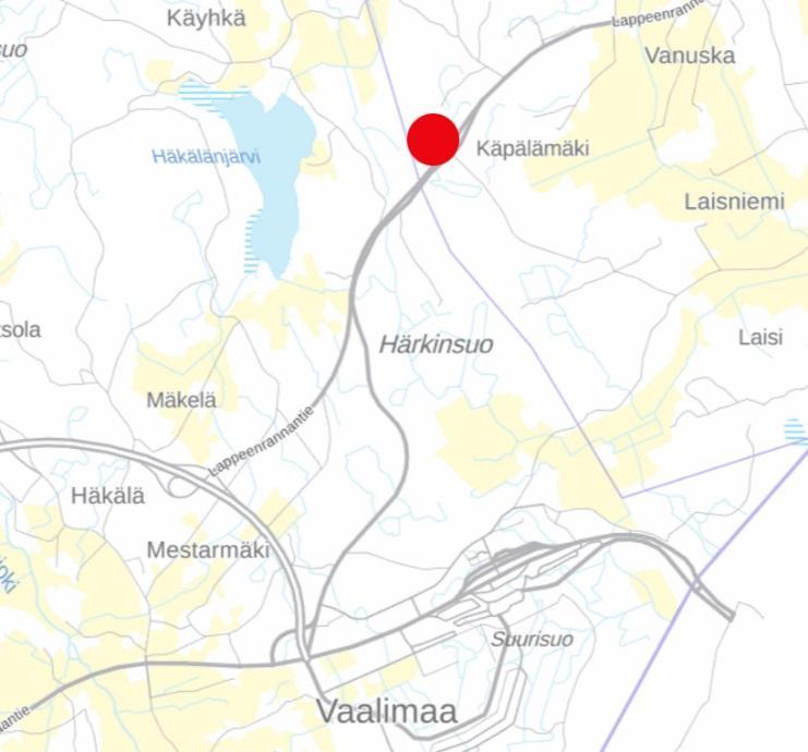 489-895-0-387 Kaavan laatija Aloite tai hakija Kaakon kaksikko / Miehikkälän kunta Suunnittelualueen sijainti.