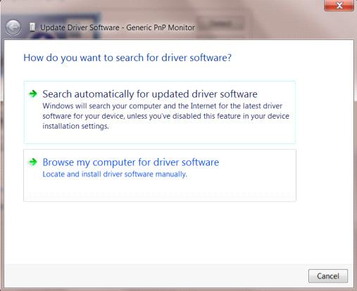 Valitse "Let me pick from a list of device drivers on my computer (Valitsen laiteohjaimen tietokoneen luettelosta)". Napsauta "Have Disk (Levy)"-painiketta.