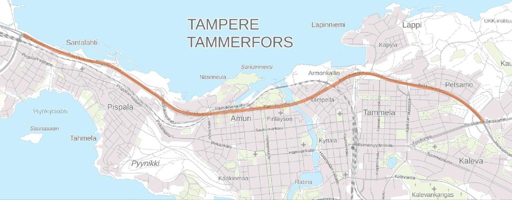 Keskeiset havainnot Paasikiventien roolista Liikenne ja palvelutaso Paasikiventie on sisääntuloteistä vilkkain. Pitkämatkaisen liikenteen osuus on pieni, mutta määrä (7 500) on merkittävä.