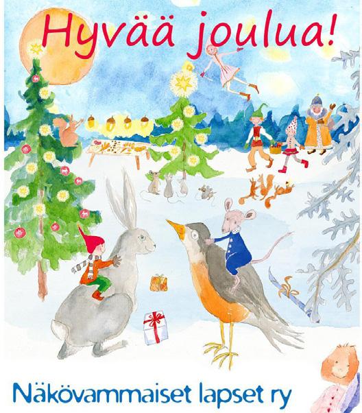 l Sokeain viikkoa varten suunniteltiin pistekirjoitustarra-arkki sekä lapsille tehtävämateriaali silmatera.fi-sivuille.