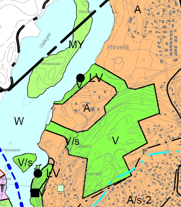 Suunnittelutilanne Maakuntakaava Kymenlaakson maakuntakaavassa Taajamat ja niiden ympäristöt (vahvistettu 28.5.2008 ja 18