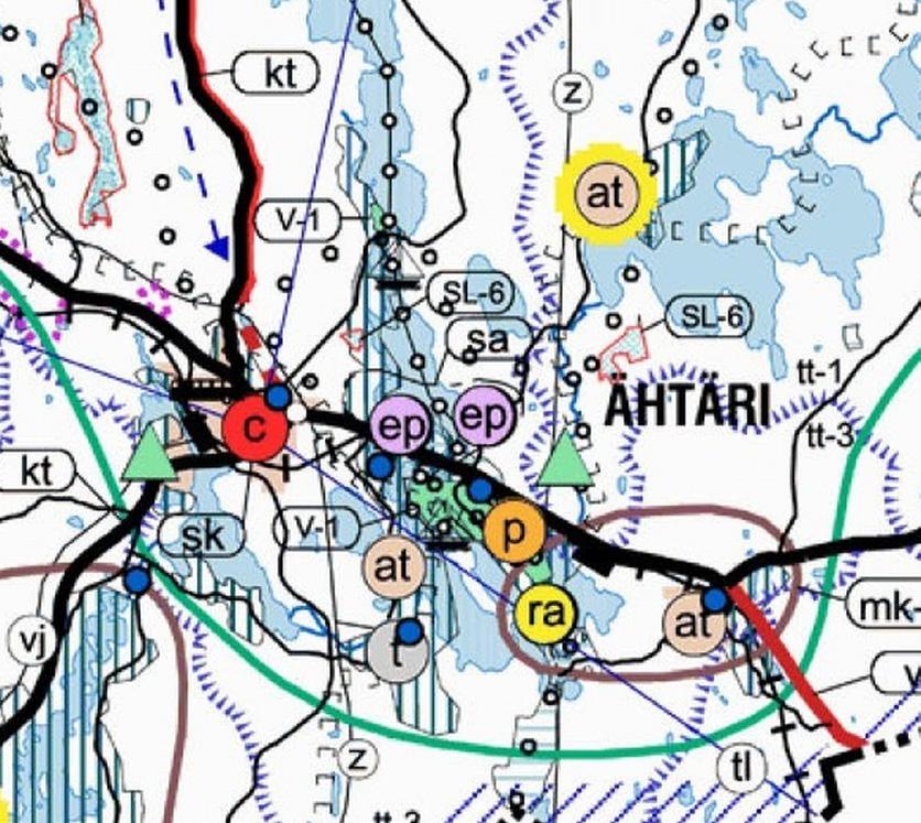 Tarkistetut tavoitteet tulivat voimaan 1.3.2009. Ähtärin kaupunki kuuluu Etelä- Pohjanmaan liiton alueeseen, jolla on voimassa toukokuussa 2005 vahvistettu maakuntakaava.