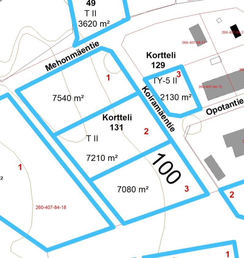 Koiramäentie 2-6 Asemakangas I 260-407-84-18 m-ala