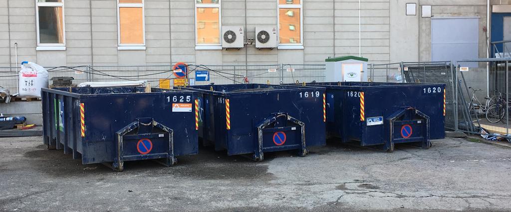 Hyviä käytäntöjä 7 Jätehuolto Työmaan aluesuunnittelun ja materiaalien liikuttamisen hallinnan lähtökohta on turvallisuus, mutta asioiden hyvillä ja toimivilla ratkaisuilla voidaan vaikuttaa