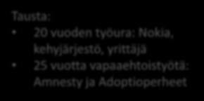 Amnesty ja Adoptioperheet