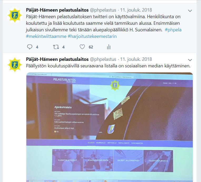 vuonna 2019 tietoa mm. sammutuslaitteiston luetettavuudesta.