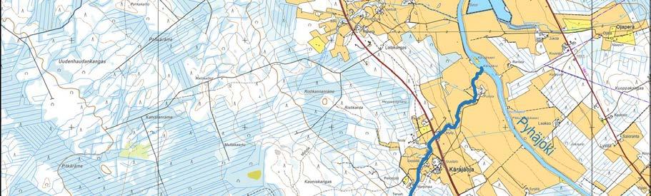 Matkaa mittapadolta Pyhäjokeen tulee noin 4 km.