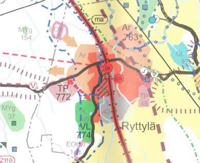 Lähtötiedot Käytetyt selvitykset Liikenneviraston liikennemäärätiedot v. 2017 Poliisin tietoon tulleet onnettomuustiedot 2013-2017 Suunnittelutilanne Maakuntakaava Kanta-Hämeen maakuntakaavassa (28.9.