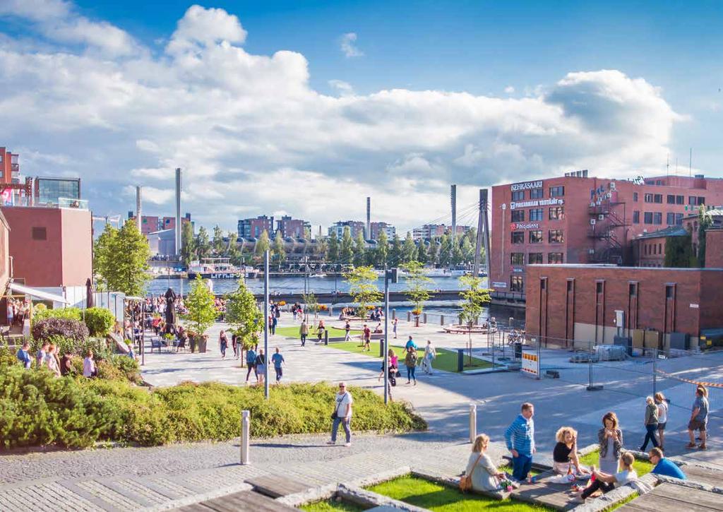 VISIO Tampereen tavoitteena on olla Sinulle paras; kaupunki joka mahdollistaa sujuvan arjen elämysten keskellä.