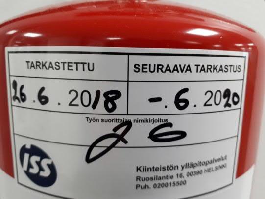 Käsisammuttimien tarkastus ja huolto koskee käsisammuttimen toimintakunnon varmistavia tarkastuksia ja huoltotöitä ei säädetä käsisammuttimelle tehtävistä painelaitesääntelyn mukaisista