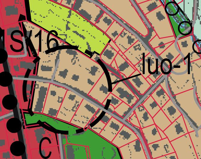 3. LÄHTÖKOHDAT 3.1 Selvitys suunnittelualueen oloista 3.1.1 Alueen yleiskuvaus Suunnittelualue rajautuu eteläpuolelta Sudentiehen ja pohjoispuolelta Jalmarinpuistoon.