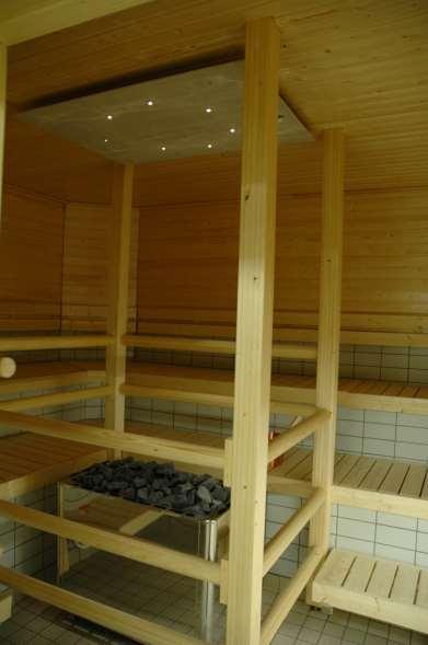 SAUNA Riittävä valaistus Turvallinen