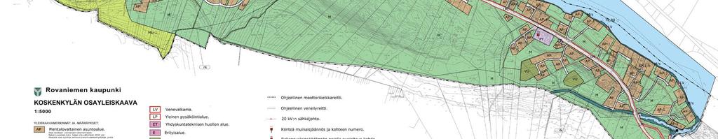 Asemakaava Alueella ei ole voimassa olevia asemakaavoja. Osalle aluetta käynnistettiin asemakaavan laatiminen vuonna 2012, joka ei ole edennyt. Kuva 5.