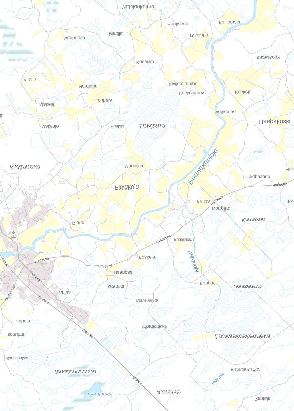 MITTAKAAVA VE2A: POMARKKUPORI -SIIRTOVIEMÄRI YLEISKARTTA, rev A POMARKUN KUNTA JÄTEVEDEN KÄSITTELYN SUUNN. FISAAS TARK.