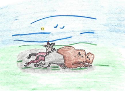 When they arrived, the buffalo was plenty indeed, and men took a large kill. The people who had neared starvation were saved.