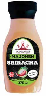 KETSUPIT JA SINAPIT SRIRACHA-KET- SUPPI 3/10 Vaatimattomasti maailman paras chiliketsuppi! Aito Srirachan maku.