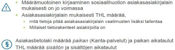 ASIAKASTIEDON ARKISTO VUONNA 2020 Tuotantoon tulee uusi versio = se versio, johon tulee liittymisvelvollisuus asiakastietolain mukaisesti Jo nyt liittyneet ottavat käyttöön uusia toiminnallisuuksia