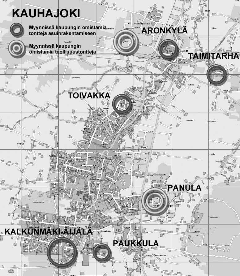 Kauhajoen kaupungilla on varattavissa laaja valikoima teollisuustontteja Panulan ja Aronkylän teollisuusalueilla.