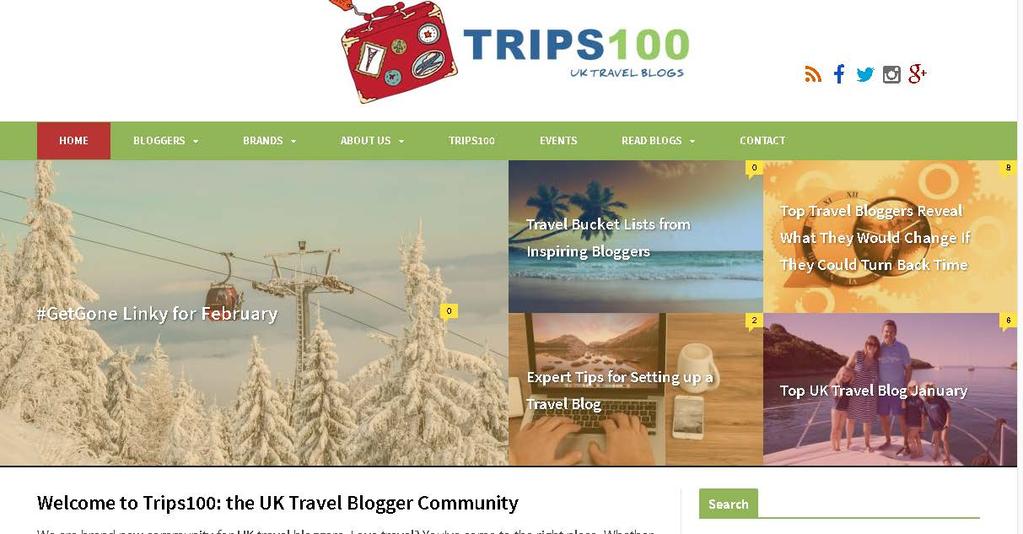 9.3 Trips100: the UK Travel Blogger Community 1. Kanavan nimi ja URL-osoite Trips100: the UK Travel Blogger Community https://www.trips100.co.uk/ sos.