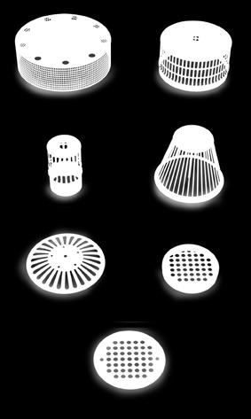 Roskasihti C-110, hst (Ø 80 110 mm) 3380822 21,20 Roskasihti C-160, hst (Ø 120 160 mm) 3380824 33,00 Rei itetty kansi PK, hst 3380570 40,40 Lehtisihti PK, hst 3380580 26,60 Rei itetty