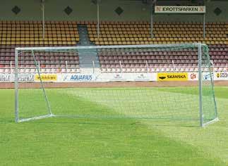 Harjoitusmaalit Jalkapallomaali UNISPORT maaholkein 5 x 2 m 7 v 7 maali. Verkkosyvyys 0,8/2,0 m.