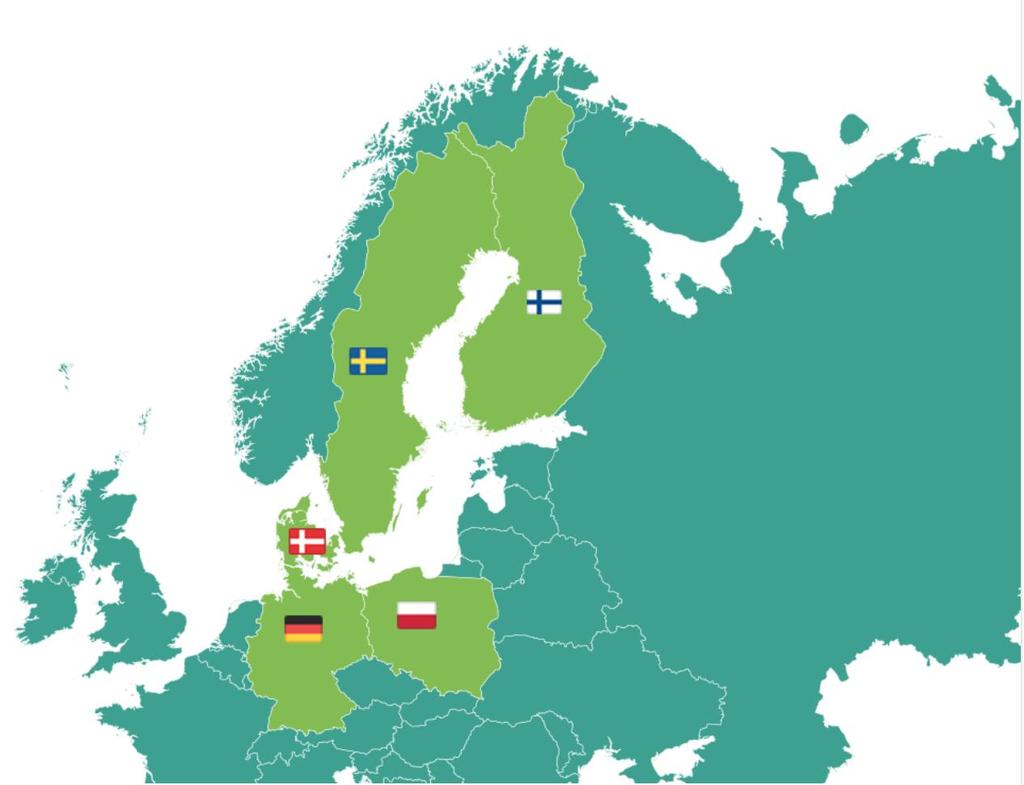 Vuosi 2018 lyhyesti Välitetyn Perustettu rahoituksen määrä 2013 172 M Toimimme 5 eri 5 maassa (Tanska maassa
