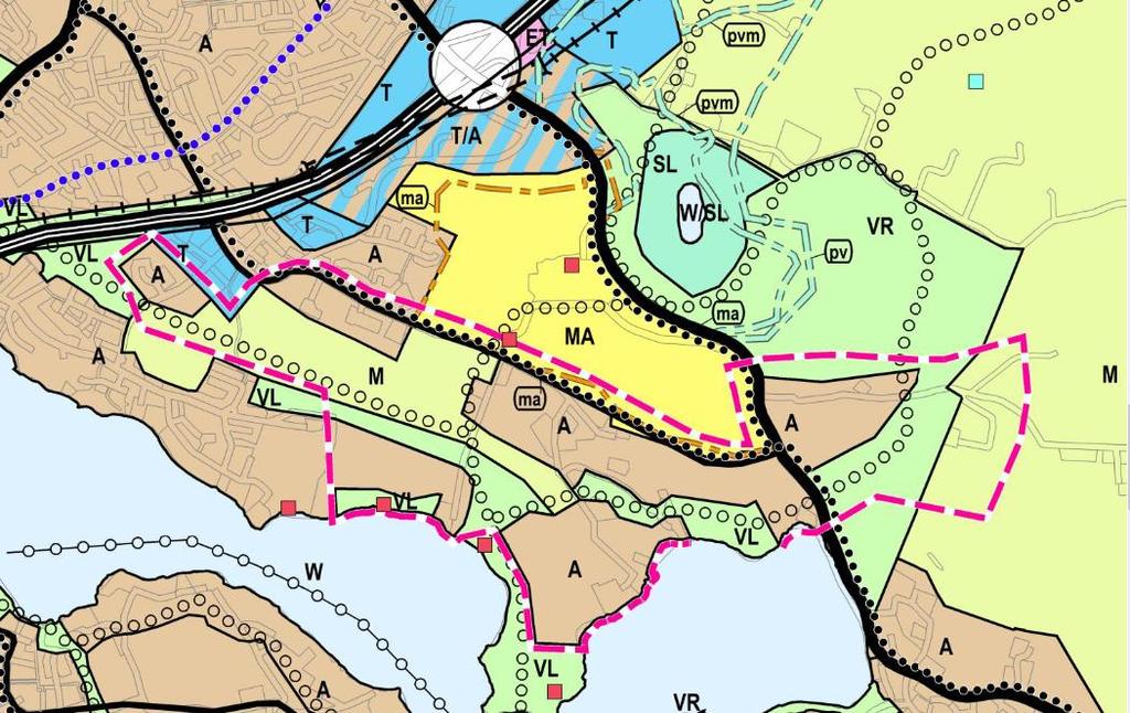 ALUE 4: Koiskala-Tiiranmäki Koiskala-Tiiranmäen kaavarunkosuunnitelman alustavat vaihtoehtosuunnitelmat on esitetty yleiskaavakartalla.