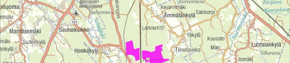Karvasuon suunnitellusta turvetuotantoalueesta käytetään