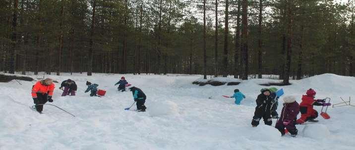 Talvella osa valmisteluista toteutetaan sisällä.