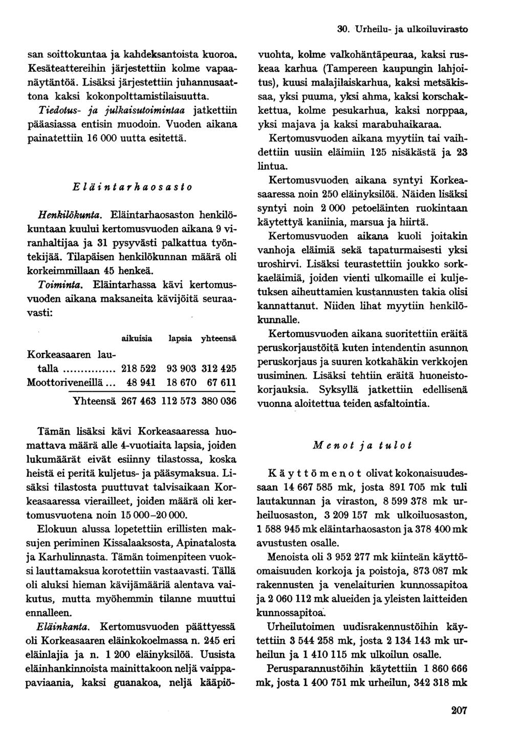 san soittokuntaa ja kahdeksantoista kuoroa. Kesäteattereihin järjestettiin kolme vapaanäytäntöä. Lisäksi järjestettiin juhannusaattona kaksi kokonpolttamistilaisuutta.