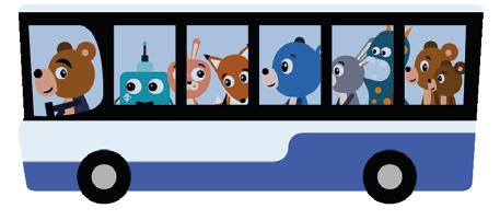 Tiedotuslehti Sinisten bussien matkassa jaettiin kaikkiin seutukunnan kotitalouksiin elokuussa.