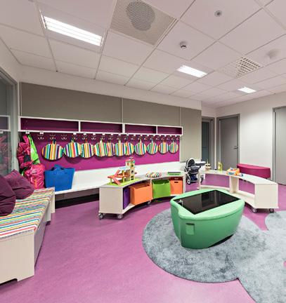 Planned and implemented through cooperation The Hiukkavaara Community Centre on the eastern outskirts of Oulu is the first public building in the new residential area.