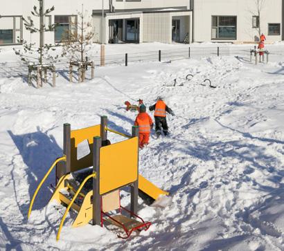 In Hiukkavaara, children are able to complete their whole school path from early